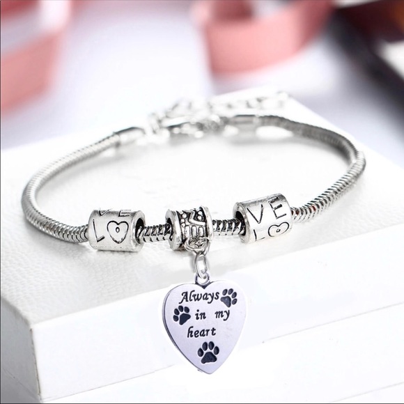 Brand New Pet Remembrance Pendant Bracelet - Picture 2 of 8